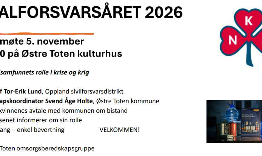 Lenke til artikkel: Totalforsvarsåret 2026